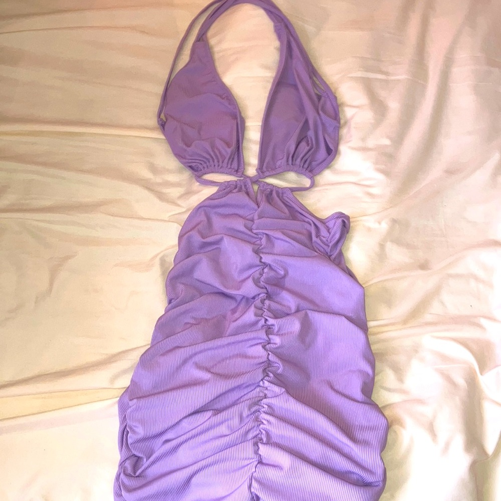 Lilac Purple Club Dress